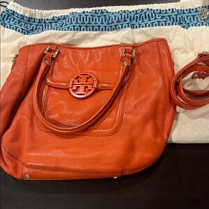 Tory Burch Bold Orange Shoulder Bag